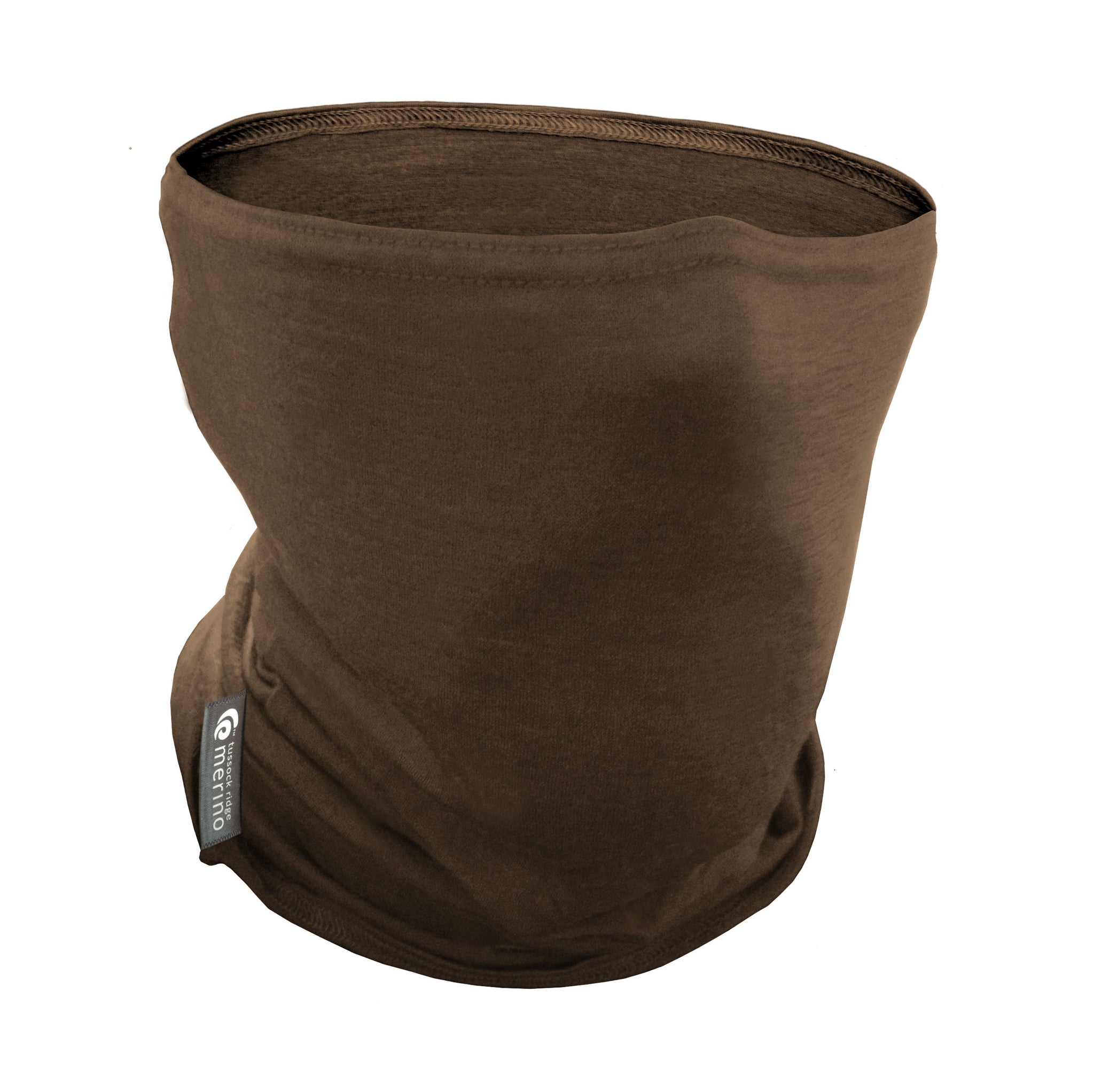 Merino Walnut Neck Gaiter/Warmer. Made in New Zealand.