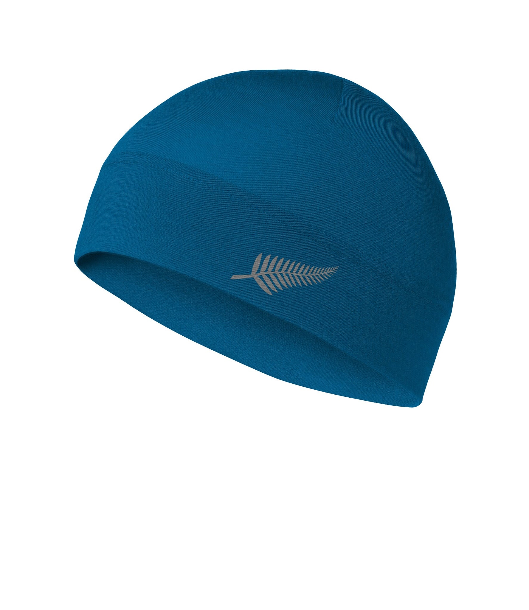 Merino Ocean-Blue Beanie. Made in New Zealand.