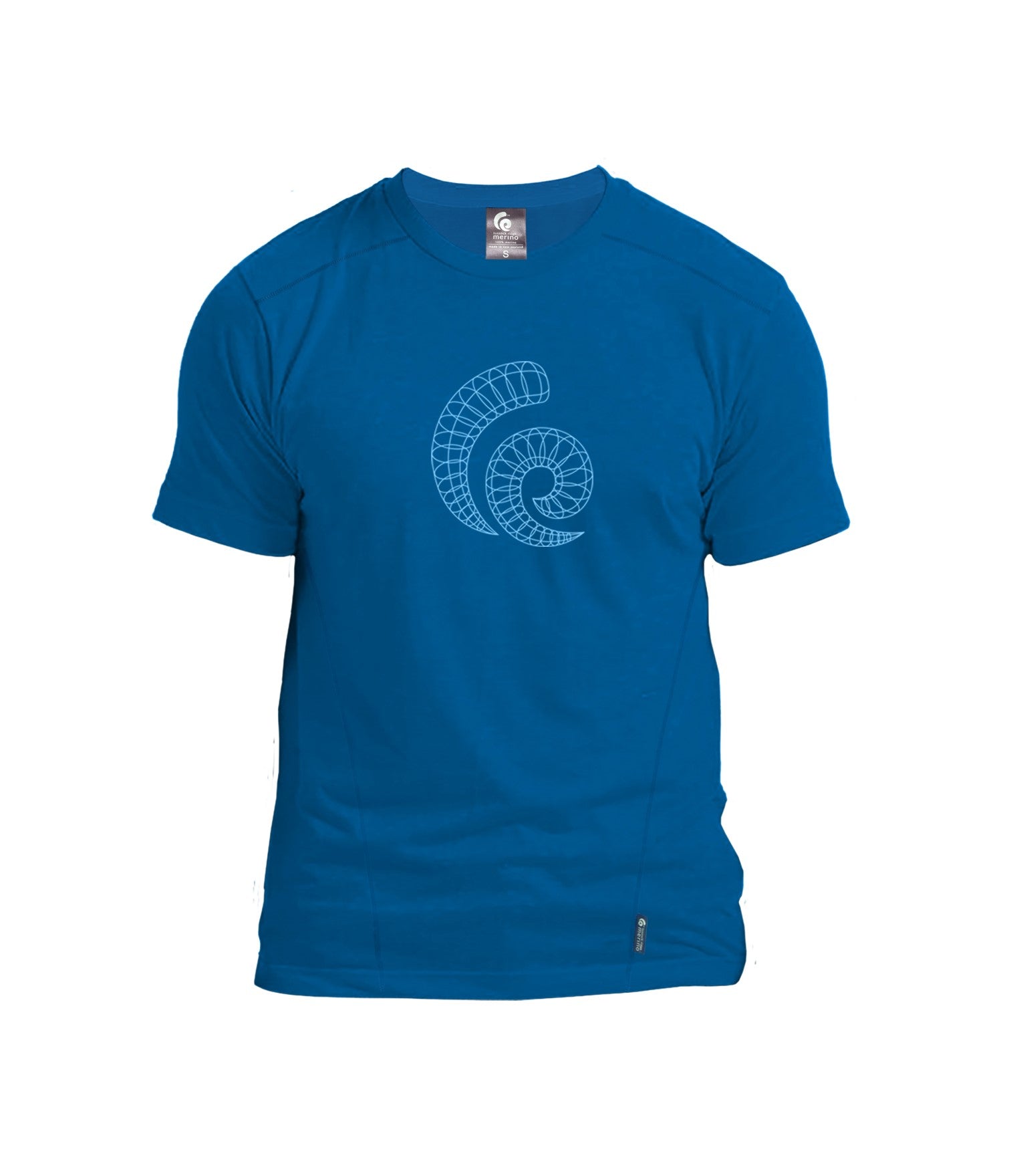 Merino Men's Horns Tee. Made in New Zealand.