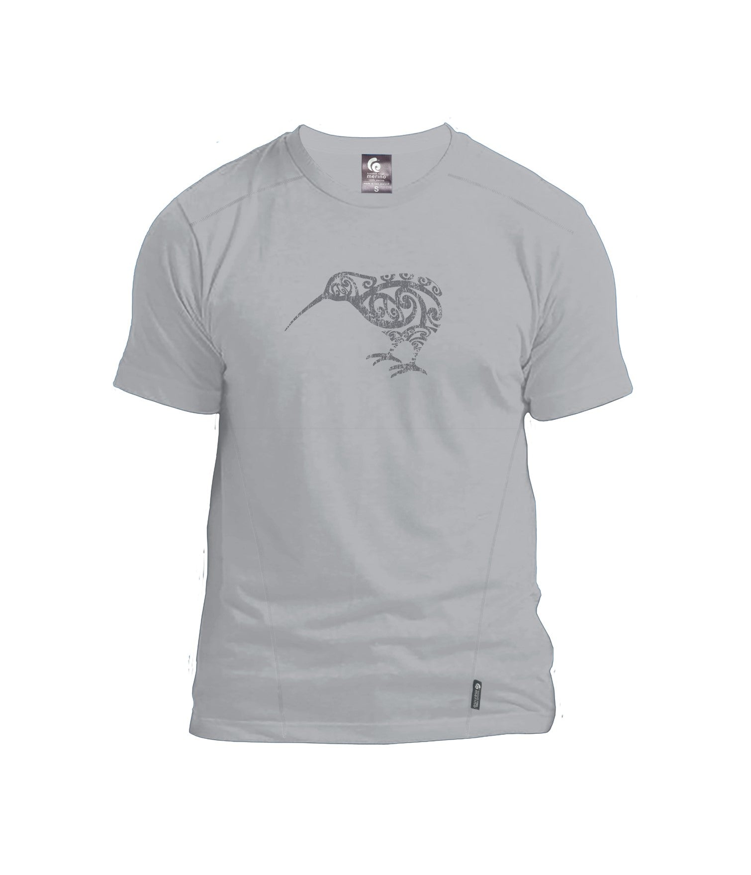 Merino Men's Kiwi Tee. Made in New Zealand.