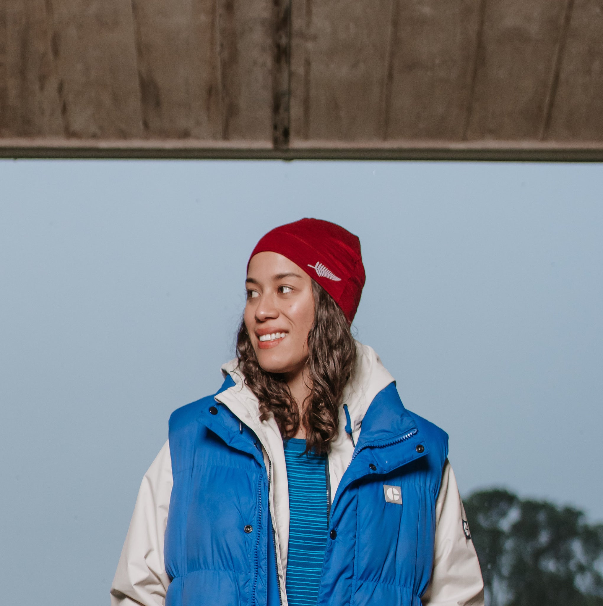 Merino Deep-Wine Beanie. Made in New Zealand.